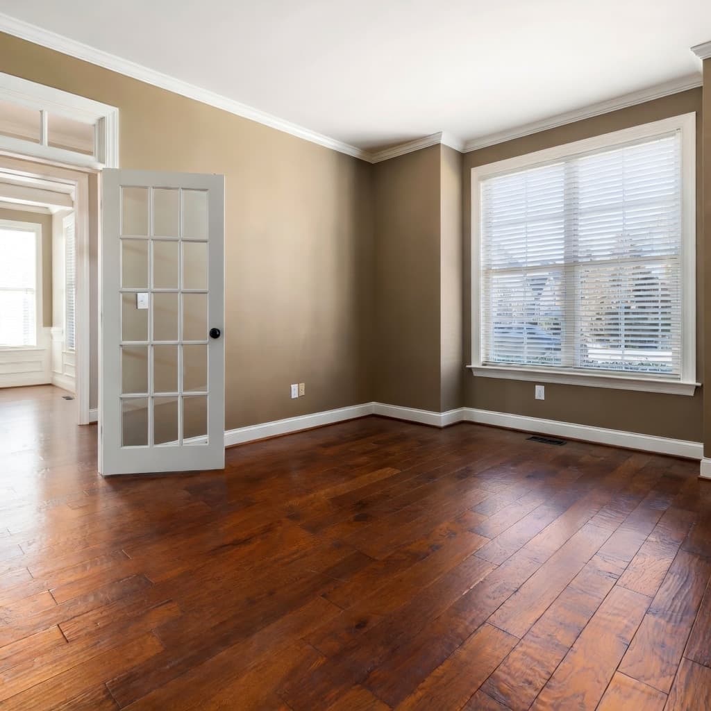 New flooring installation in progress in an Atlantic County, NJ home